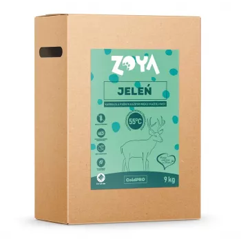 Dry dog food ZOYA ColdPRO Deer 9 kg — adult maintenance, single‑protein venison, 26% protein, 9.5% fat