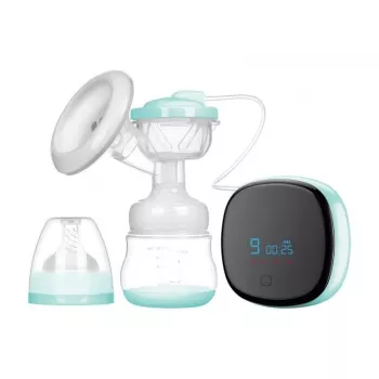 Electric Breast Pump Extralink R-38 with Bottle (model EX.32310) white-blue