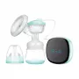 Electric Breast Pump Extralink R-38 with Bottle (model EX.32310) white-blue