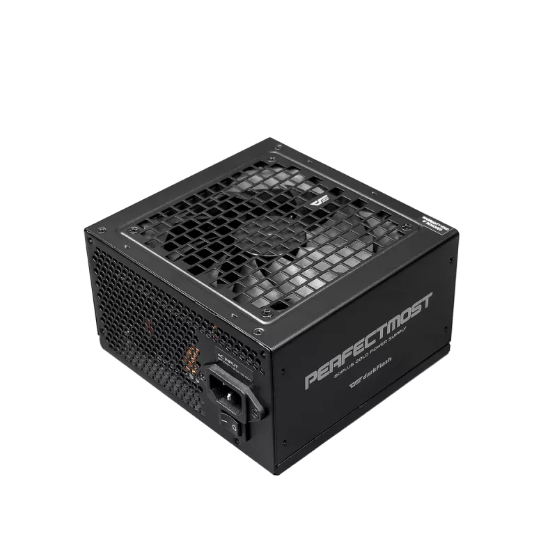 Power supply DarkFlash PMT1250 Black — ATX desktop PSU, 1250W, sleeved cables