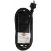 Brennenstuhl Extension socket IP44 2-way black 2,0mH07RN-F 3G1,5 - Extension Cord - AC 230 V - output connectors: 2 - 2 m (1159930)