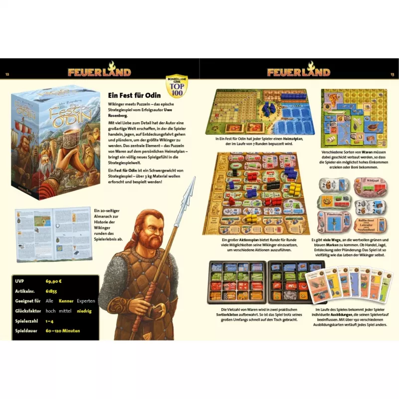 Feuerland 61855 board game strategy