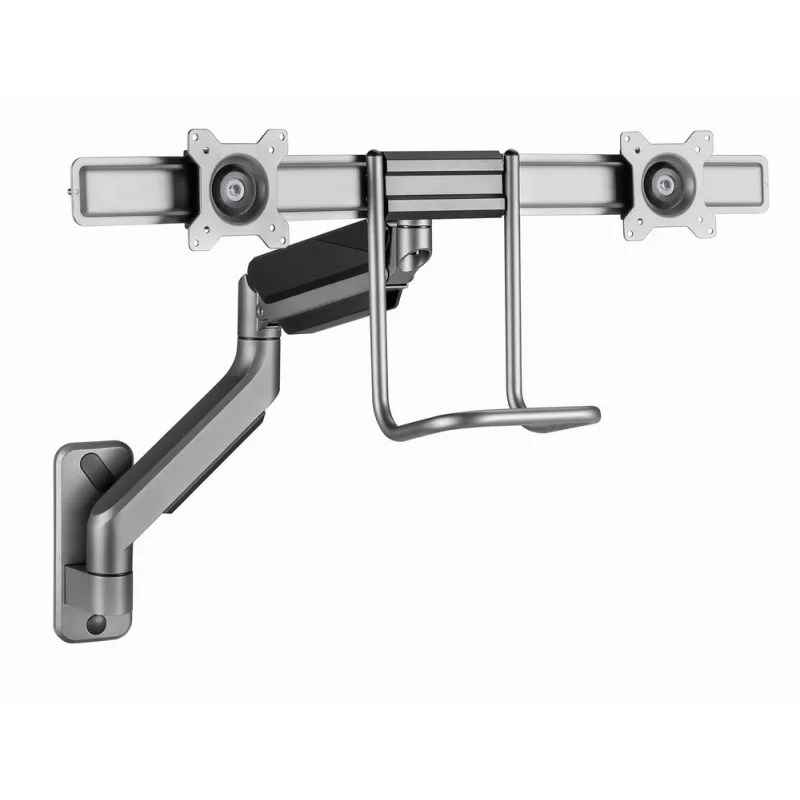 Gembird Adjustable wall 2-display mounting arm 17''-32'' up to 8 kg MA-WA2-02