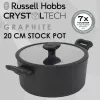 Stockpot Russell Hobbs RH01863EU7 20 cm Crystaltech cookware stainless steel glass lid
