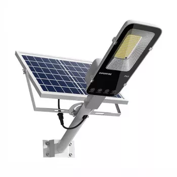 LED solar lamp Superfire FF5-D 486W 1400 lm – outdoor façade lighting, integrated solar power