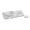 Logitech MK295 Silent - Keyboard-and-Mouse-Set - Wireless - 2.4 GHz - Italian - Off White