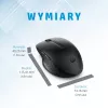 HP 435 Multi-Device Wireless Mouse, Ambidextrous, RF Wireless + Bluetooth, 4000 DPI, Black