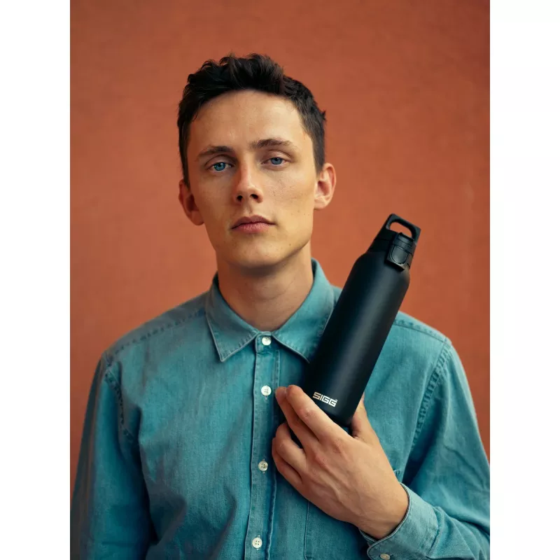 Vacuum Flask SIGG 8998.10 0.55L Black Stainless Steel