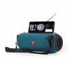 Stereo portable speaker GEMBIRD SPK-BT-17-G — Bluetooth 5.1, 5 W RMS, 1200 mAh, MicroSD, FM, AUX