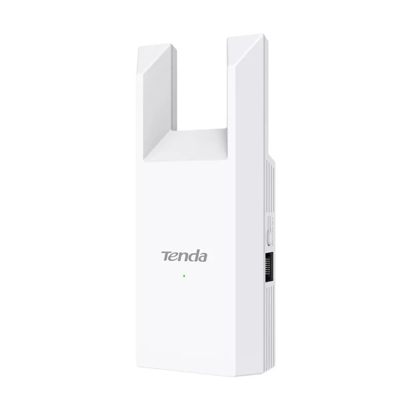Network repeater TENDA T10 2.4 GHz Wi‑Fi 4, 300 Mbps, 2 external antennas, 1x RJ-45, white