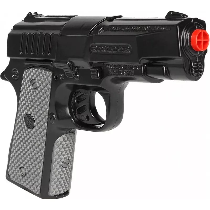 Toy metal police pistol Pulio model 15546/6 — realistic design, durable construction