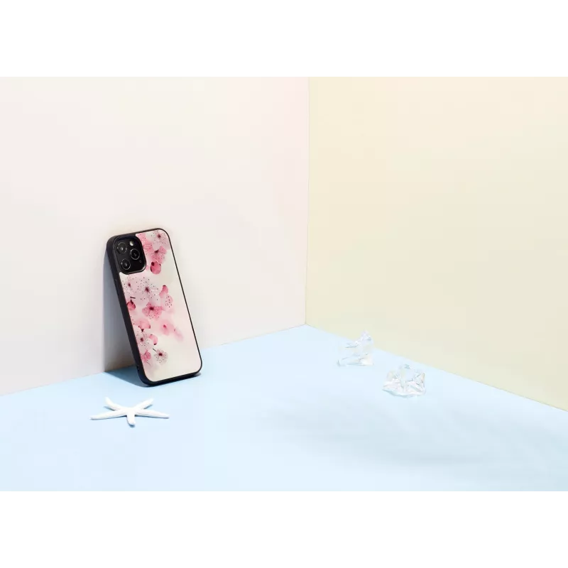 Protective phone case iKins for Apple iPhone 12 Pro Max — cherry blossom design