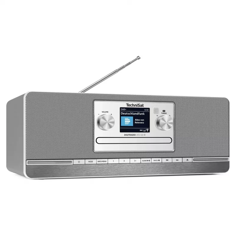TechniSat DIGITRADIO 372 CD IR Internet Analog & digital Anthracite, Silver