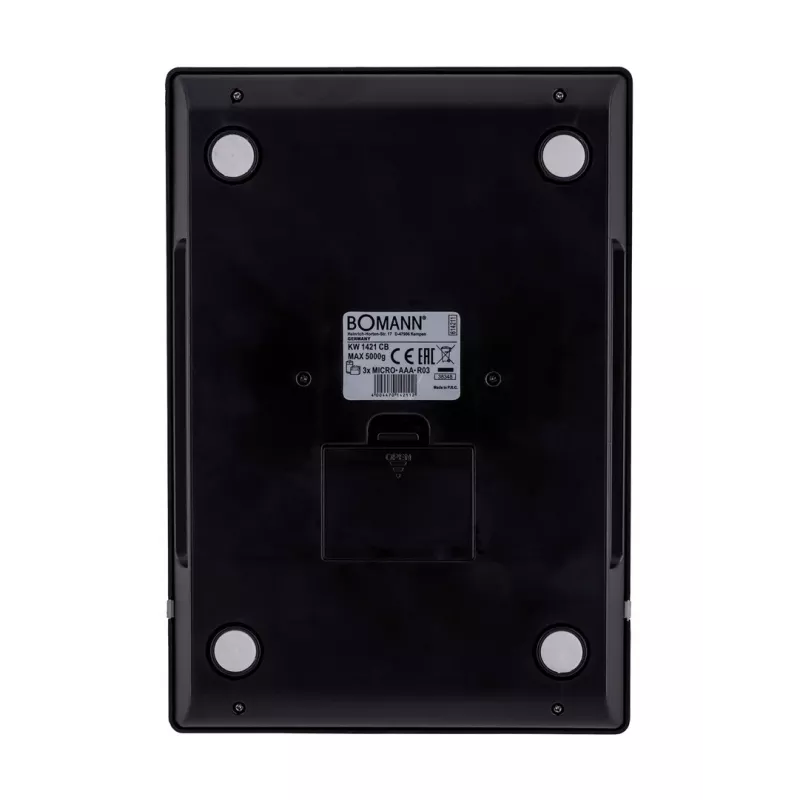 Bomann KW 1421 CB - LCD - Black - Stainless Steel - 160 X 230 X 18 Mm - 18 Mm - AAA - Stainless Steel (614211)