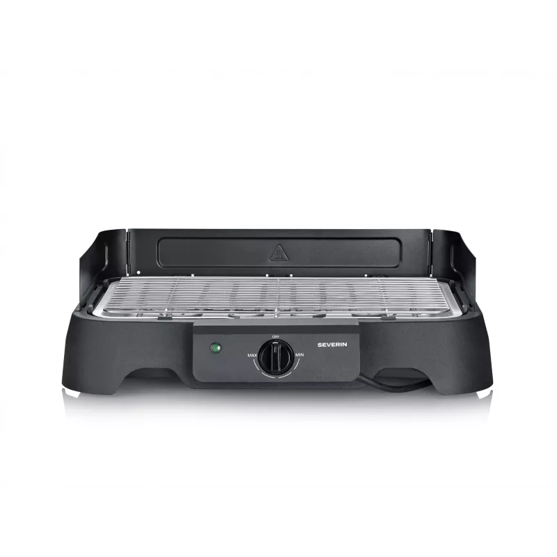 SEVERIN tabletop electric grill PG 8593, 2000 W, rectangular grate, black