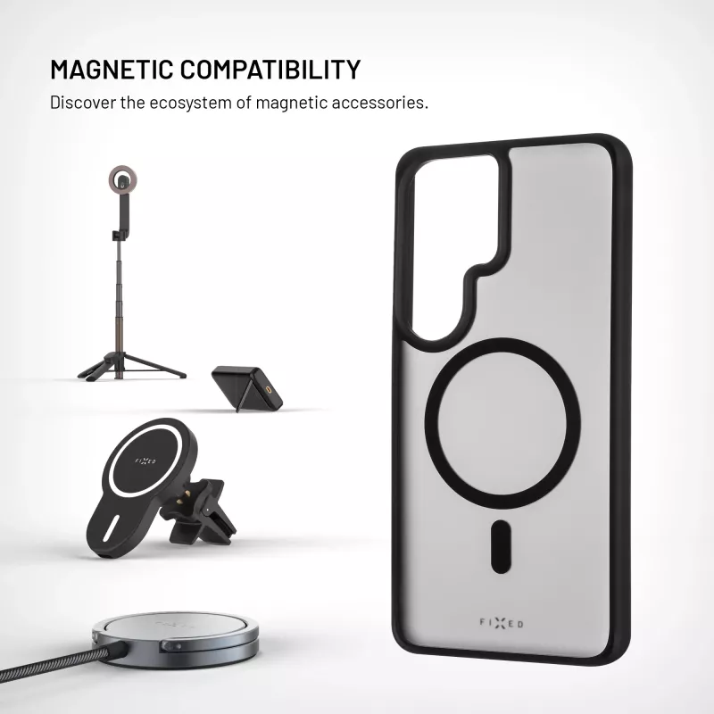 Fixed MagMisty | Back cover | Samsung | Galaxy S26 Ultra | Polycarbonate/TPU | Black