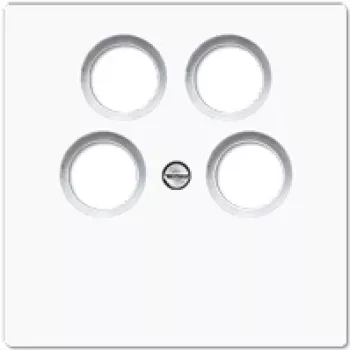 JUNG LS 990-4 SAT2 WW - White - Thermoplast - conventional - JUNG - TV + SAT