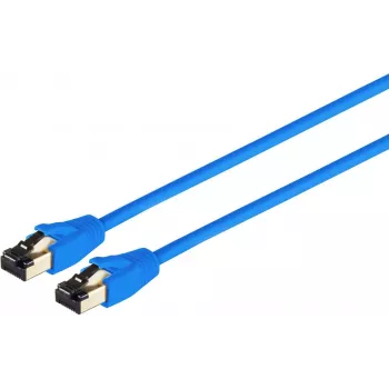Networking Cable S/CONN 08-41021 Blue 1m Cat8.1 F/FTP