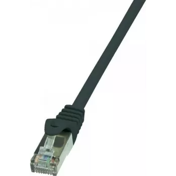 Logilink - Patch-Cable - RJ-45 (M) - RJ-45 (M) - 5 m - Foiled Unshielded Twisted Pair (F/UTP) - CAT 5e - Black (CP1073S)