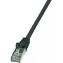 Logilink - Patch-Cable - RJ-45 (M) - RJ-45 (M) - 5 m - Foiled Unshielded Twisted Pair (F/UTP) - CAT 5e - Black (CP1073S)