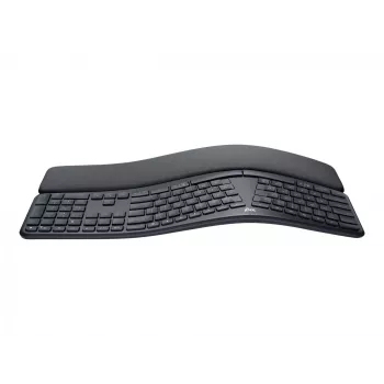 Logitech ERGO K860 - Keyboard - Wireless - 2.4 GHz, Bluetooth 5.0 - QWERTY - Spanish - Graphite