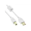 Microconnect USBAB2WF USB cable USB 2.0 2 m USB A USB B White