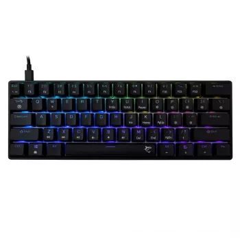 Mechanical Keyboard White Shark Shinobi-2 Blue Switch Black US layout