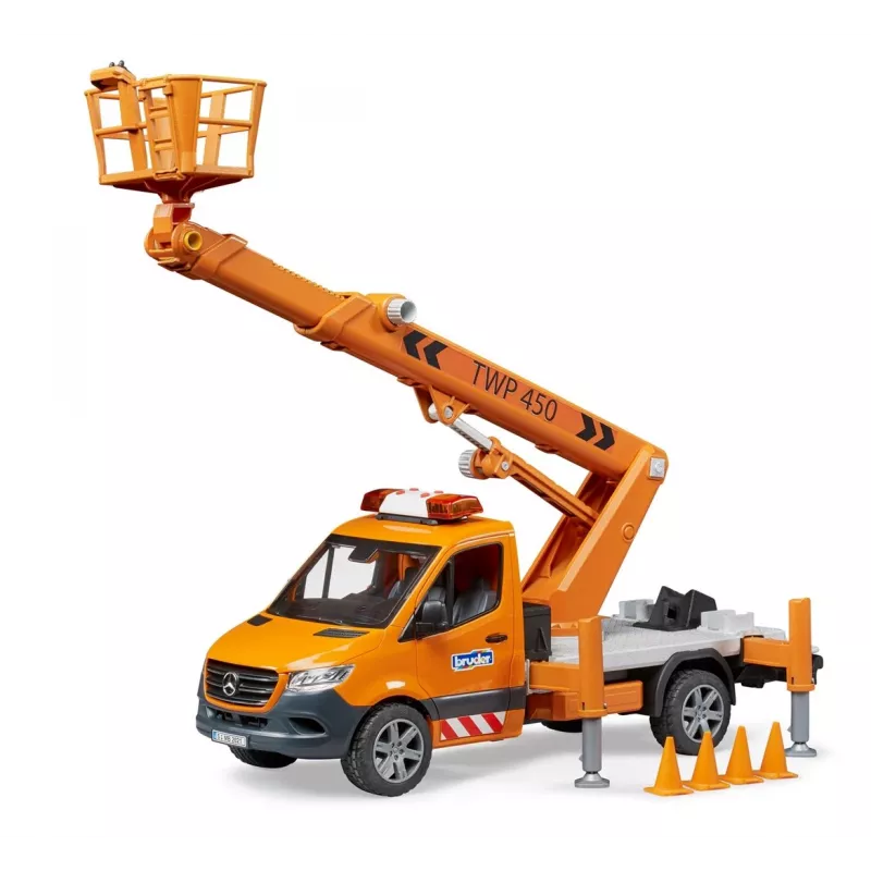 Vehicle BRUDER MB Sprinter Working Platform Recommended Age 3+