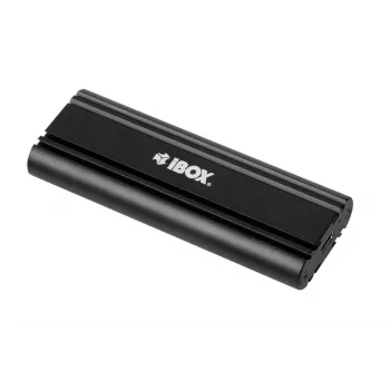 SSD enclosure IBOX HD-07 for 1x M.2 drive, USB 3.2 Gen 2 (10 Gbit/s), USB-C, black
