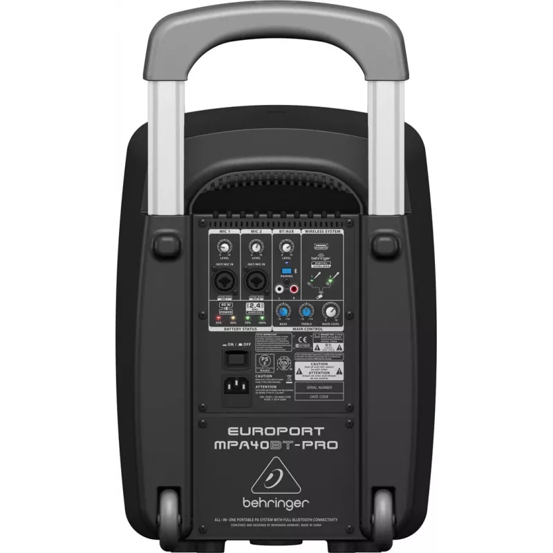 2-way Speaker Behringer Europort MPA40BT-PRO 40W