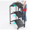 Topeshop Storage Rack FS005 garden tool storage rack Freestanding Galvanized steel
