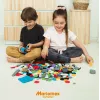 Toy construction set Marioinex Mini Waffle Constructor — 141 pieces, multicolour, for ages 5+