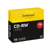 Rewritable CD-RW INTENSO 700 MB / 80 min, 12x, 10-pack, 120 mm (slimcase)