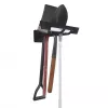 Wall-mounted Double Hook Set MACLEAN MC-436 — durable steel construction, for tools and storage