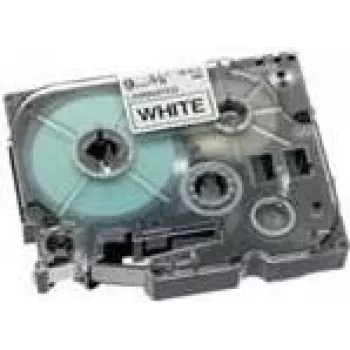 Brother Black on White Gloss Laminated Tape, 9mm label-making tape TZ