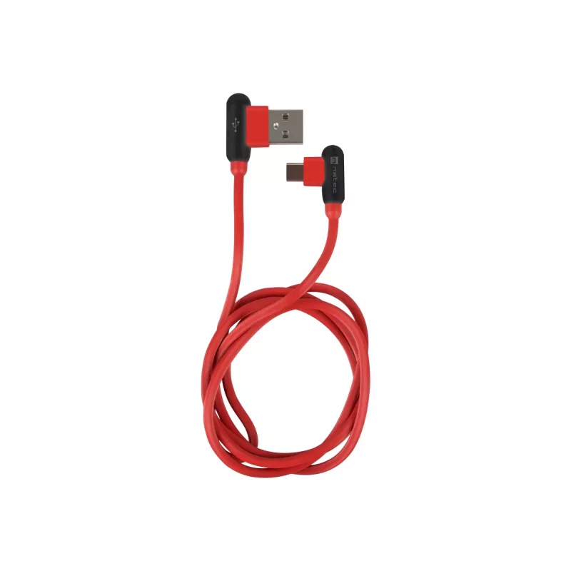 USB Cable NATEC NKA-1201 USB 2.0 1m USB A USB C Black Red