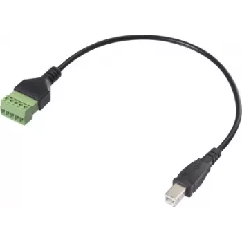 Renkforce USB 2.0 Adapter Cable[1x 2.0 Plug B - 1x Clamp Connection] RF-6443964 30 cm (RF-6443964)