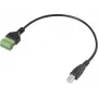 Renkforce USB 2.0 Adapter Cable[1x 2.0 Plug B - 1x Clamp Connection] RF-6443964 30 cm (RF-6443964)