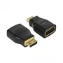 Cable gender changer Mini-HDMI HDMI DeLOCK 65665