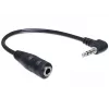 Audio Cable DeLOCK 65397 0.14m 2.5mm Male to 3.5mm Female Black