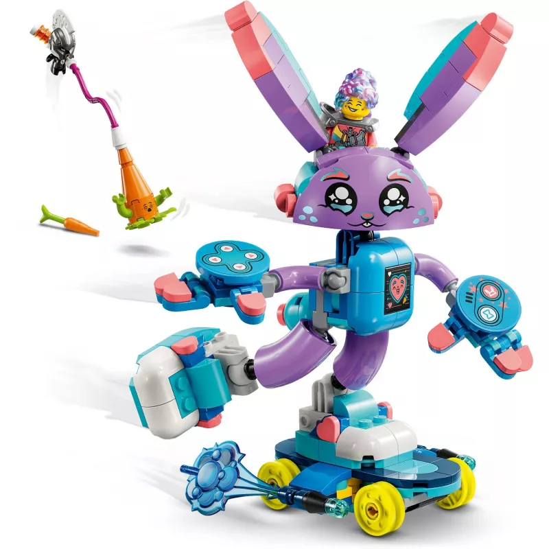 LEGO building set LEGO 71490 Dreamzz Izzie and Bunchurro Gaming Bunny – character playset
