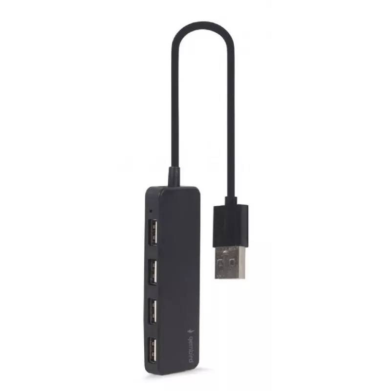 USB 2.0 hub Gembird UHB-U2P4-06 — 4 ports, compact USB expansion