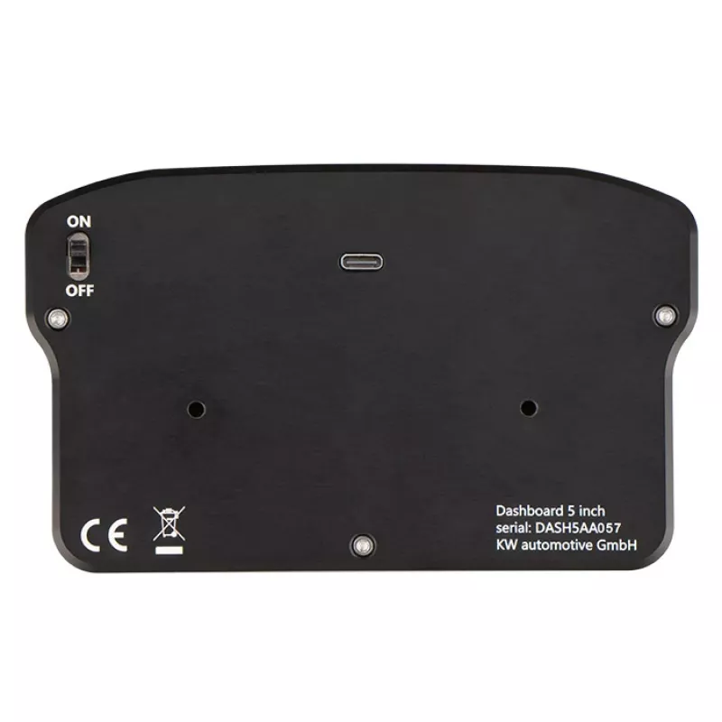 Steering wheel dashboard panel Ascher Racing 5 inch model 76080029 for sim racing displays