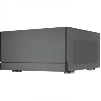 SilverStone Crown 04 PC case SST-CW04TB — HTPC form factor, SSI-EEB support, dark gray