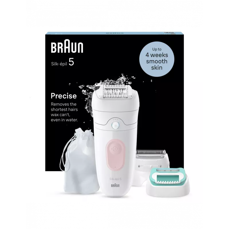 Braun Silk-épil 5 5-050 28 tweezers Pink, White