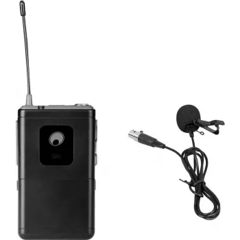 Lavalier Microphone Omnitronic UHF-E Series 534.1 MHz, omnidirectional lav mic for wireless systems
