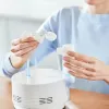 Tabletop nebulizer Omron C28P with 10 ml/min capacity, 2.65 µm particle size, white, dimensions 265×195×143 mm