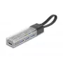DELOCK USB 3.2 Gen 1 (3.1 Gen 1) 4-port Hub with Type-A + Type-C Host (5000 Mbit/s) Black/Transparent