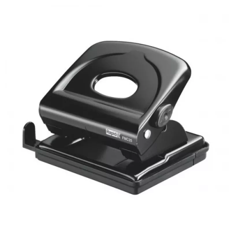 Punch hole Rapid FMC25, black, up to 25 sheets, metal 1101-135