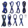 CableMod Dual Set 12V 2x6-pin for Corsair RMi/RMx – custom sleeved power cable kit, blue